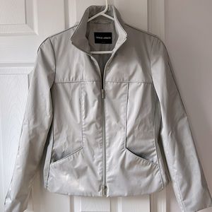Giorgio Armani full zip light rain jacket